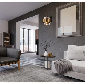 Nástenná lampa SPIEGA 1xE27/60W/230V zlatá/čierna