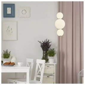 Searchlight 51022-3CC - LED Luster na lanku SNOWBALL LED/18W/230V