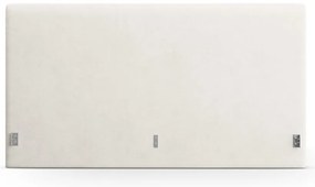 Krémovobiele čalúnené čelo postele 210,5x100 cm Remo – Micadoni