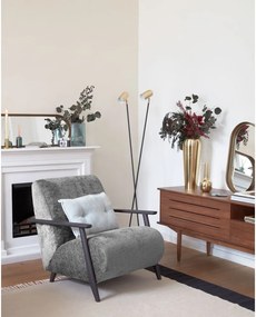 Sivé kreslo Meghan - Kave Home