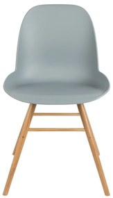 Svetlosivé jedálenské stoličky v súprave 2 ks Albert – Zuiver