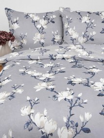 Predĺžené obliečky mikroplyš Digital – Johari šedé