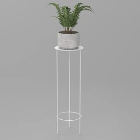 Stojan na kvety 100x32 cm biela