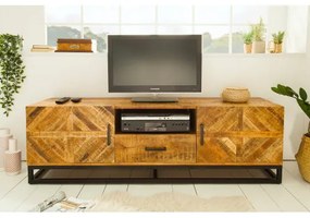 TV-skrinka 39240 160cm Drevo Mango Prírodná  - Komfort-nábytok