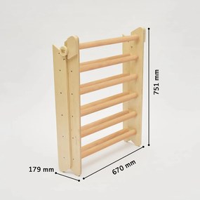 Piklerovej trojuholník nelakovaný a obojstranná doska 120 cm