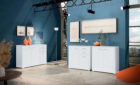 Komoda dvojdverová Mike, biela