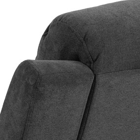 Elektrické polohovací relaxační křeslo Vansbro tmavě šedé