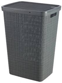 Curver Kôš na špinavú bielizeň Jute šedý 58L