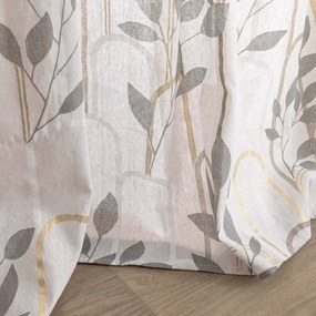 Sivý záves 140x240 cm Roseris – douceur d'intérieur