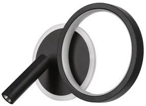 LED nástenné bodové svietidlo MONET LED/16W/230V čierne