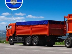 JAGO Plachta 650 g/m², hliníkové oká, modrá, 4 x 6 m