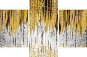 Obraz - Zlaté čiary (90x60 cm)