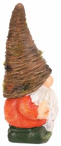 Záhradná dekorácia Elf s čajníkom, 18 x 13 x 33 cm