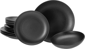 XXXLutz JEDÁLENSKÝ SERVIS Magic Black 12-dielne Creatable - Online Only bytové doplnky - 007768052601