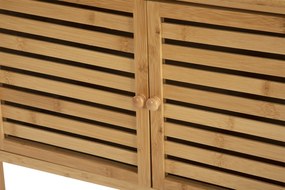 Noela Bambusová skrinka s policami STRADO biela