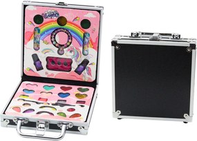 LEAN Toys Beauty Set in a Suitcase Shadows Glitters Lacquers Black