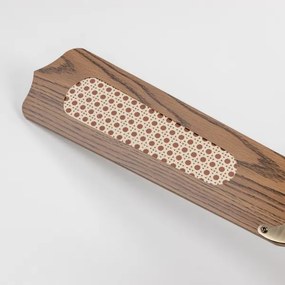 ZEVENTI - Stropný ventilátor NAVAGIO 1xE27/60W/230V hnedá