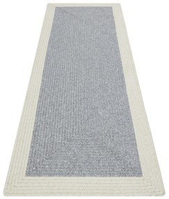 NORTHRUGS - Hanse Home koberce Kusový koberec Braided 105555 Grey Creme – na von aj na doma - 200x290 cm