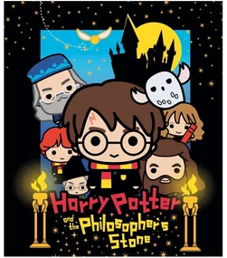 Detská deka Harry Potter s priateľmi - nano coral s gramážou 220 gr./m² - 120 x 150 cm