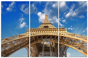 Obraz na plátne - Eiffelova veža - pohľad zdola 135B (105x70 cm)
