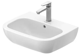 Duravit D-Code - Umývadlo 550x430 mm, s prepadom, biela 23105500002