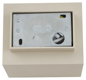 Moderná nástenná lampa béžová G9 štvorcová - Sola