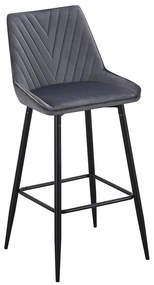 Barová Stolička Melo 12637 sivá