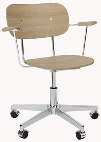 Výškovo nastaviteľná drevená stolička Co