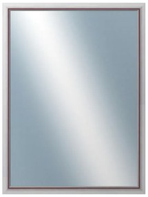 DANTIK - Zrkadlo v rámu, rozmer s rámom 60x80 cm z lišty RIVIERA vínová (3104)