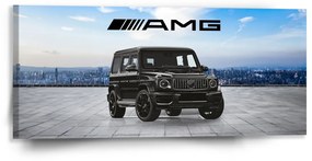 Sablio Obraz AMG auto - 110x50 cm