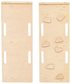 Hojdačka z borovicového dreva v prírodnej farbe 39x75x38 cm Montessori – Meowbaby