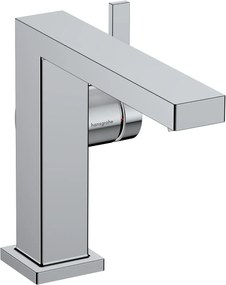 Hansgrohe Tecturis E, páková umývadlová batéria 110 Fine CoolStart EcoSmart+ s odtokovou garnitúrou Push-Open, chrómová, HAN-73020000