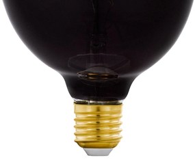 LED žiarovka E27 4W T120 1 800K filament smoky dim