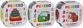 Detské hry PEXESO súprava 3 ks