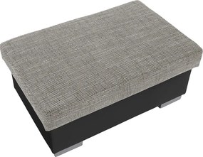 Taburetka T4 - sivá (Berlin 01) / čierna (Soft 11)