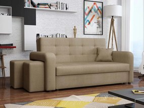 Pohovka s taburetkami Clivia Home III, Taburetka: ľavá strana, Dostupné poťahy: Enjoy 24