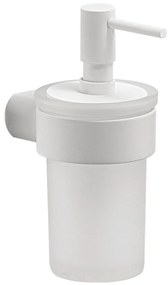 Gedy Gedy, PIRENEI závesný dávkovač mydla 110 ml, mliečne sklo, biely mat, PI8102