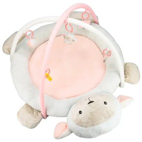 NEW BABY Luxusná plyšová hracia deka New Baby Ovečka
