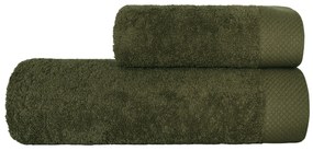Bavlnený froté uterák BOHO 70x140 cm zelený