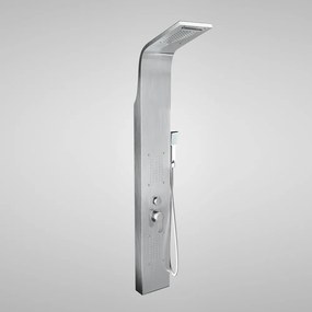Bologna Silver sprchový panel, nehrdzavejúca oceľ