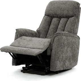 Polohovacie kreslo sivé, elektrické TV-H9727 GREY2