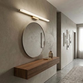 Toolight Toolight, LED nástenné svietidlo 80cm, 13W, 4000K, 1000lm, APP1853-1W, zlatá matná, OSW-66007