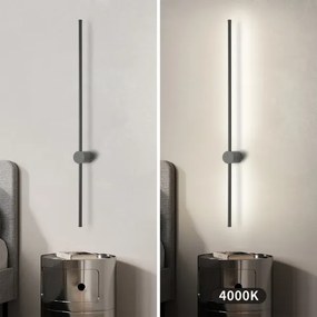 Brilagi - LED Vonkajšie nástenné svietidlo AURA LED/20W/230V 4000K IP54 antracit