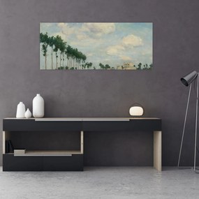 Obraz - Johan Barthold Jongkind, The Towpath, reprodukcia (120x50 cm)