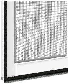 Livarno home Hliníková sieťka proti hmyzu na dvere, 100 x 210 cm (biela)  (100387366)