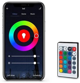 SOLIGHT Wifi Smart LED svetelný pásik, RGB+CCT, 5m, adaptér, diaľkový ovládač