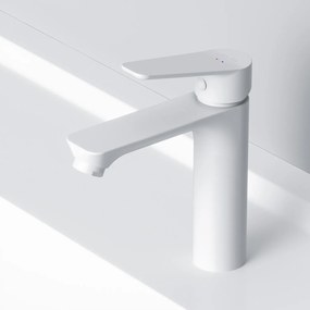 Umývadlová batéria AM.PM Hit FTA82233 jednopáková s odtokovým ventilom, biela