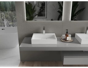 Mexen Ava, umývadlo na dosku z konglomerátu 50 x 38 cm, biela, 23015001