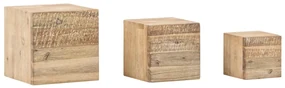 furniture-nabytek.cz - Masívna sada kúpeľňového nábytku Jolo z akáciového dreva, lakovaná, hnedá