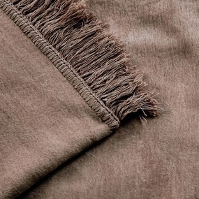 BAVLNENÁ DEKA COTTON CLOUD 150X200 CM ČOKOLÁDOVÁ